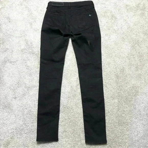 Rag & Bone Skinny Black Jeans - Picture 2 of 10